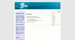 Desktop Screenshot of naplno.net