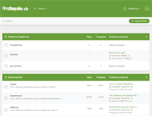 Tablet Screenshot of naplno.sk
