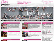 Tablet Screenshot of genfest.naplno.net